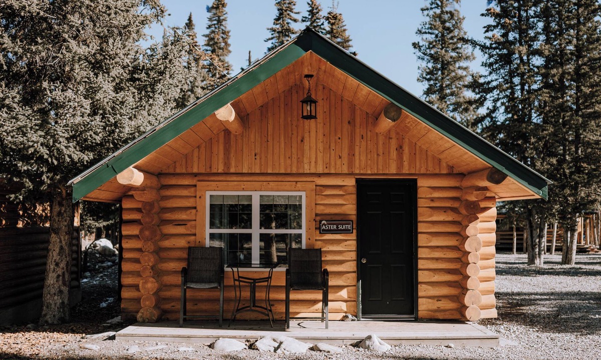 Red Deer River Crossing Cabin | Aster Cabin: Mountain Getaway | Sleeps 5 | Kitchen