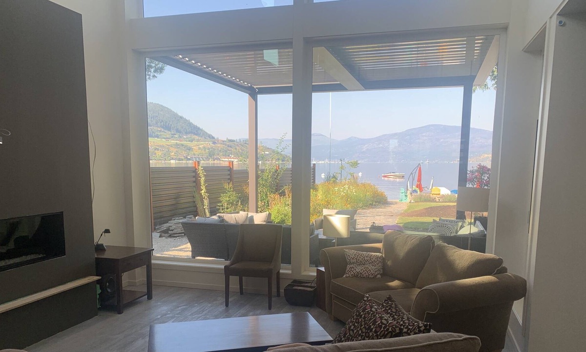 Vernon House | Contemporary Beachfront Home with Hot Tub and Sand Beach