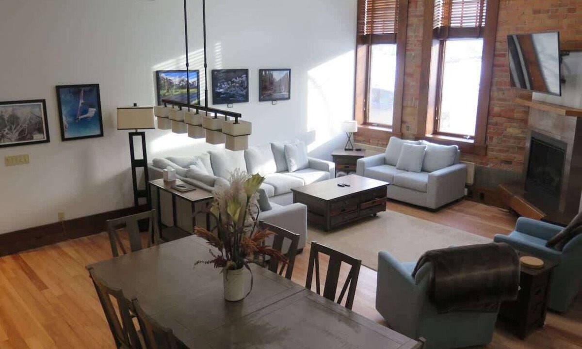 Fernie Condo | Historic Schoolhouse with Spa & Pool Table