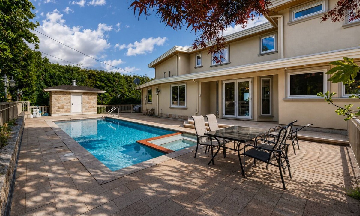 West Vancouver House | Luxury Pool Villa w/City Views | West Vancouver