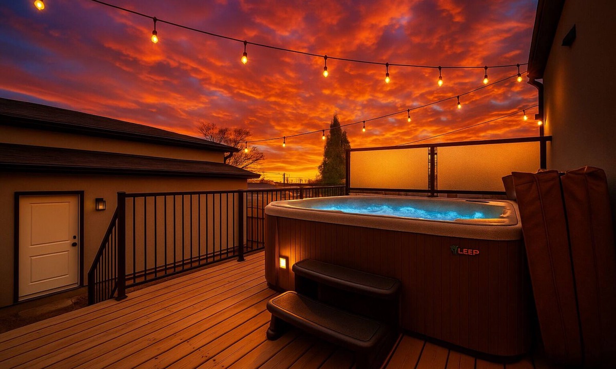 Southside House | Modern Retreat - Hot Tub - KingBed - AC - Fireplace - Garage