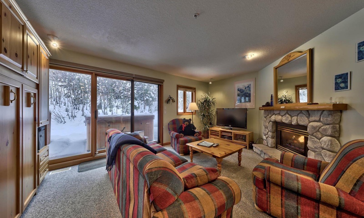 Sun Peaks Condo | Multi level 2 bedroom condo, ground floor entrance, close to village center and next to ski runs