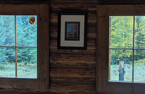 Blaeberry Cabin | A Swiss chalet styled cabin in the woods with rustic charm. A peaceful getaway.