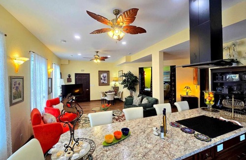Calgary-Edmonton Corridor House | Beautiful, elegant open living space.