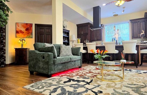 Calgary-Edmonton Corridor House | Beautiful, elegant open living space.
