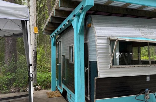 Golden Other | Cozy Vintage Camper, the Tealy Wheely