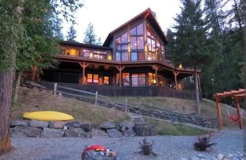 Koocanusa Ranch Ski Chalet | Lake front cabin on Tie Lake. Sleeps max 10. Ideal for 2 or 3 familes.