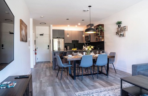 Revelstoke Condo | Modern 2 Bedroom Condo with Workspace