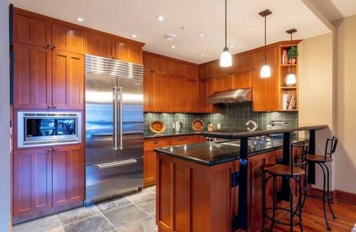 Nordic Estates Condo | Mountain townhouse w/hot tub & bike storage