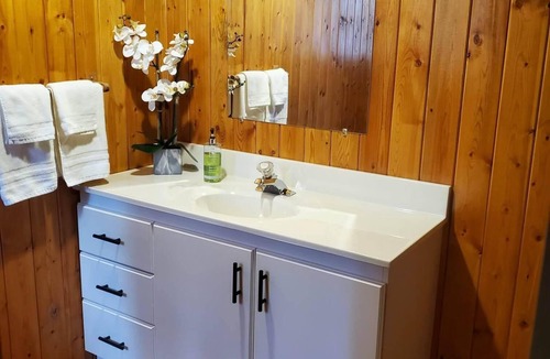 Rock Lake Cabin | Pet-Friendly Off-grid Log Cabin, Hiking, Mountain Air and Dark Skies Await!