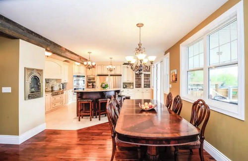 North End House | Spacious 4-bedroom home with private beach, dock, large yard, outdoor shower.