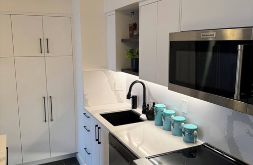 Lower Lonsdale Condo | Stylish Fully Renovated Oceanview Condo steps to Seabus & World Cup