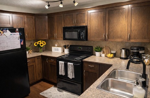 Radium Hot Springs Condo | Summit View Alpine Retreat I Mountain Views |Private Balcony |Cozy Modern Escape