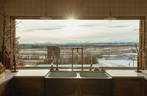 Calgary House | The 1951 at Farm Two53 | Saltwater Pool, Wood-Fired Hot Tub & Sauna, Sleeps 14