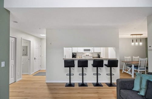 Radium Hot Springs Condo | The Radium Rise | Outdoor Pool/Hot Tub | Balcony