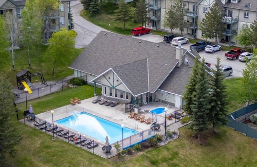 Radium Hot Springs Apartment | Top Floor with Loft | Pool | Mountain Views (NEW LISTING!)