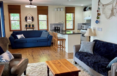 Blind Bay House | West facing Waterfront Retreat w/private beach, dock access & private buoy