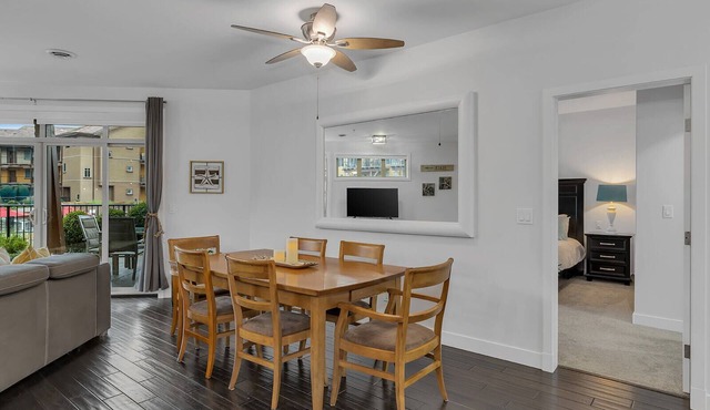 3 bedroom beauty just steps away from the pool, hot tub, and lake!