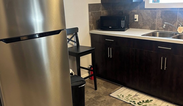 Basement suite with full kitchen