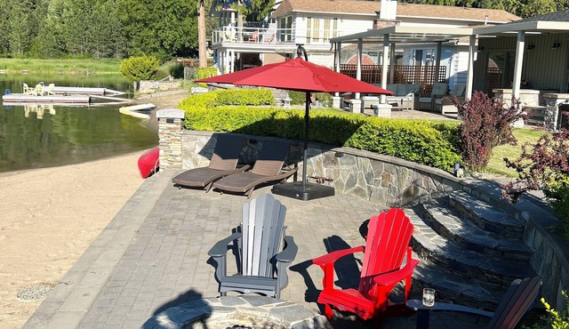 Beautiful Beachfront Home with Private Sheltered Dock & Beach
