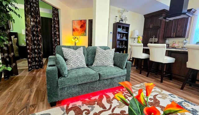 Beautiful, elegant open living space.