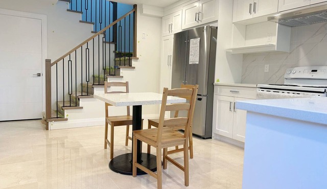 Brand new, cozy first-floor room for staying