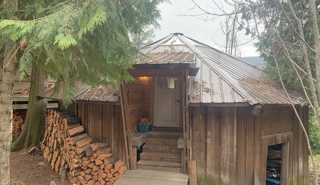 Cabin in Mountain Station - Easy Walk to Town and bordering the Rail to Trail