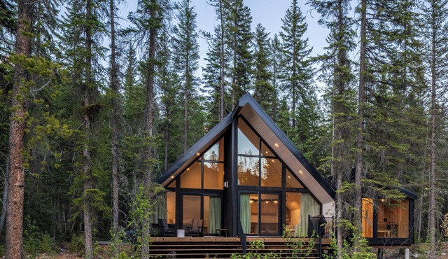 CABN | Modern A-frame w/Private Sauna on River (CABN 1)