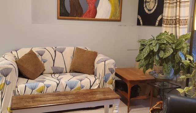 Charming walkout basement patio suite - ocean views.
