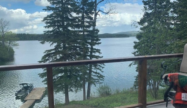 Cozy 3-bedroom lakefront cabin with WiFi in Lone Butte