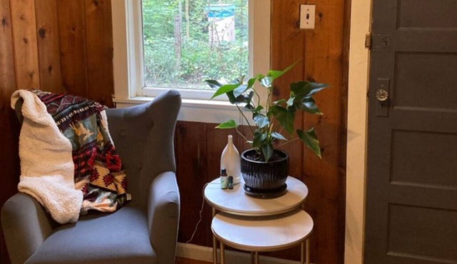 Cozy Cabin by a Creek. Pet friendly!
