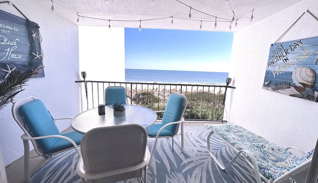 Dazzling Views Perfect Location Ocean Front with Pool Fabulous Balcony Sleeps 6 in Ocean city