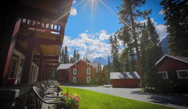 Lake Louise Escape with Private Deck & Views