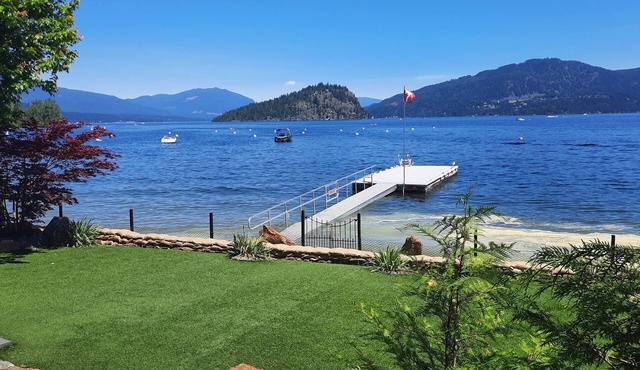 Lakefront Property with Private Dock for Mooring on Shuswap Lake