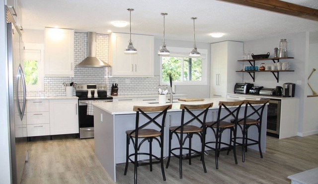 Located directly across from the BEACH, Fire Pit, Fully Fenced Private Yard
