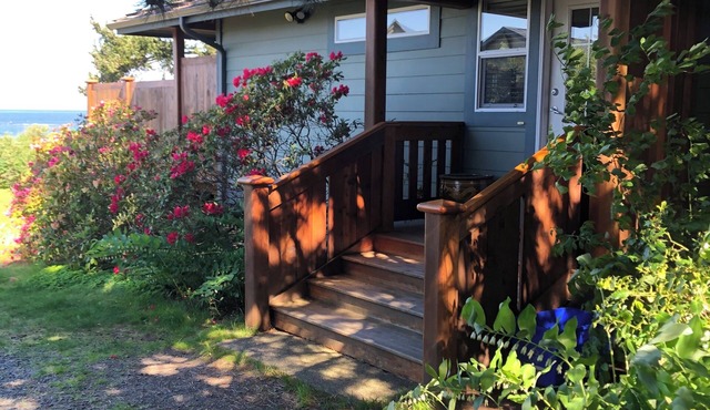 Motel with two private cottages each with Hot Tub and Gas Fireplace on the ocean