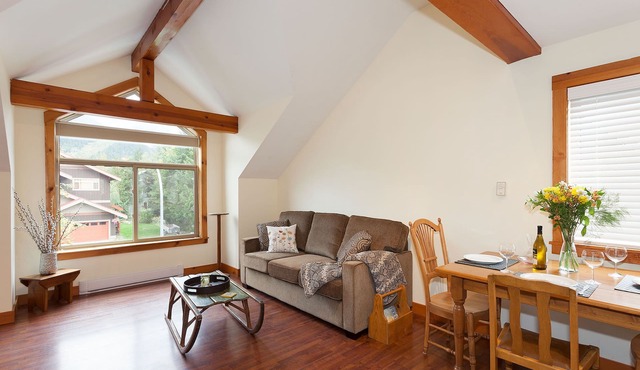 Mountainview 1 bedroom suite king bed quiet & cozy WIFI parking walk to Village