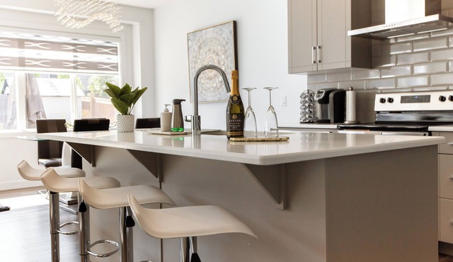 New Luxury House in South Edmonton Near Airport, 2 King bds 4 bdrms 4bthrms