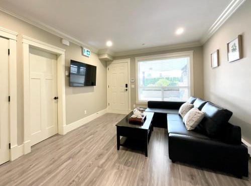 New two-bedroom legal suite with parking