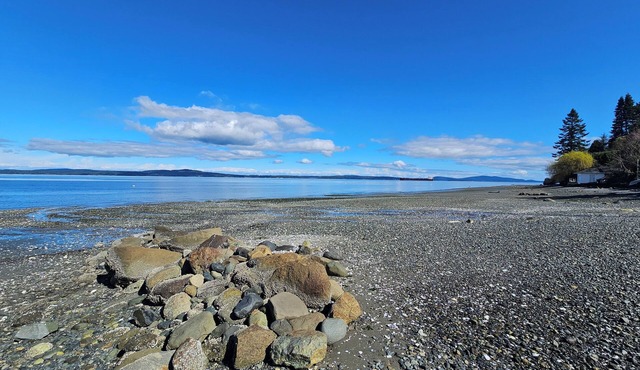Ocean Views Beachfront in Ladysmith/Saltair! in Ladysmith
