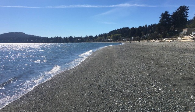 Ocean views - steps to Cordova Bay Beach.