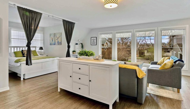 Olde Towne Loft + Walk to Shops + Wi-Fi + Studio
