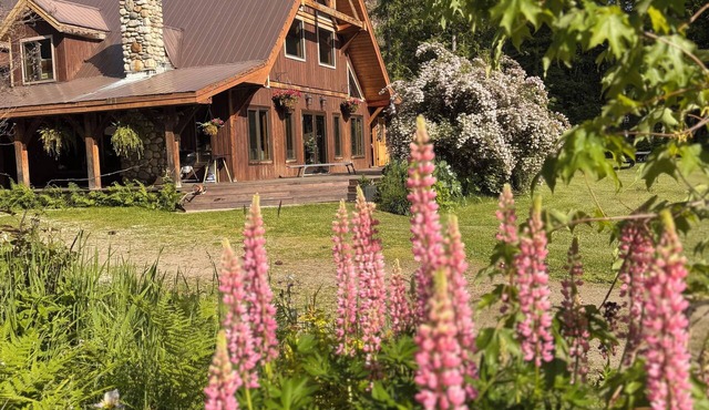 Perfect for small weddings. Ski Lodge on acreage close to RMR. Pet friendly!