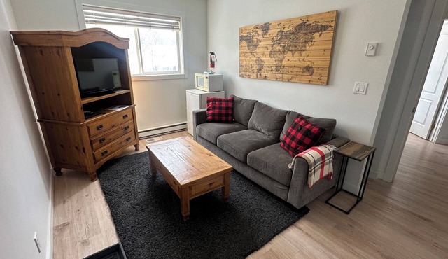 Private Suite with Mountain Views & Living Area