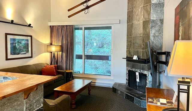 Rustic Penthouse Lodge suite in the Tantalus.
