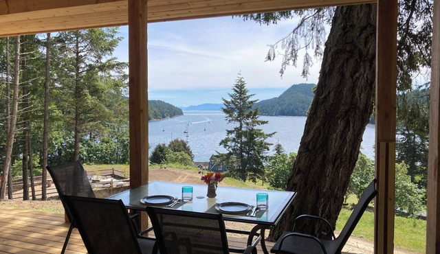 Seaside Cottage on Avalon Flower Farm, Pender Island.