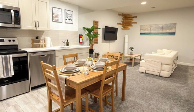 Spacious Private King Suite | GameRoom | Dedicated Parking in Calgary