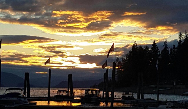 St. Ives Resort on Shuswap - 1 bdrm w/loft, lakefront, pet friendly, dock, buoys in Saint Ives