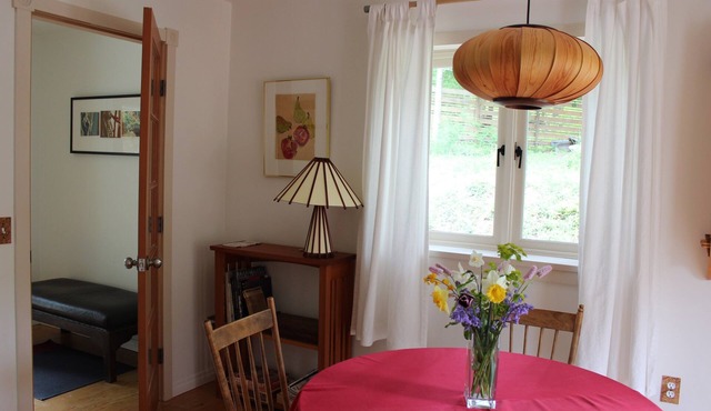 Sunny quiet self-contained patio suite near Ganges on Salt Spring Island.