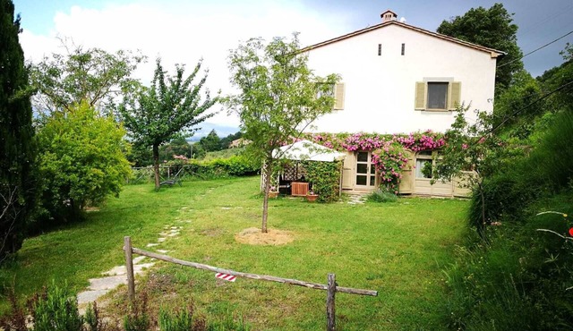 The cherry tree Podere il Giglio: Romantic apartment on the hills and swimming pool in Radicondoli
